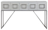 Uttermost 24954 Abaya 54"W Contemporary Console / Sofa Table - Soft White Oak