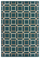 Oriental Weavers Latitude Blue/ Grey Geometric Indoor/Outdoor Rug 6'7"X9'2"