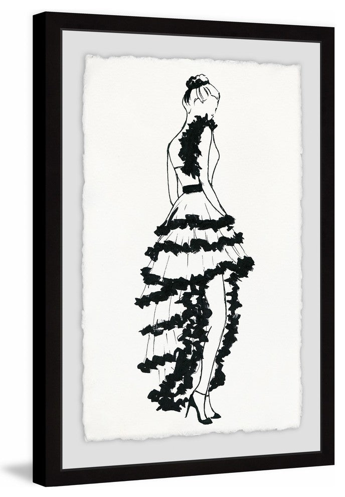 "Flamenco Vogue" Framed Painting Print, 12"x18"