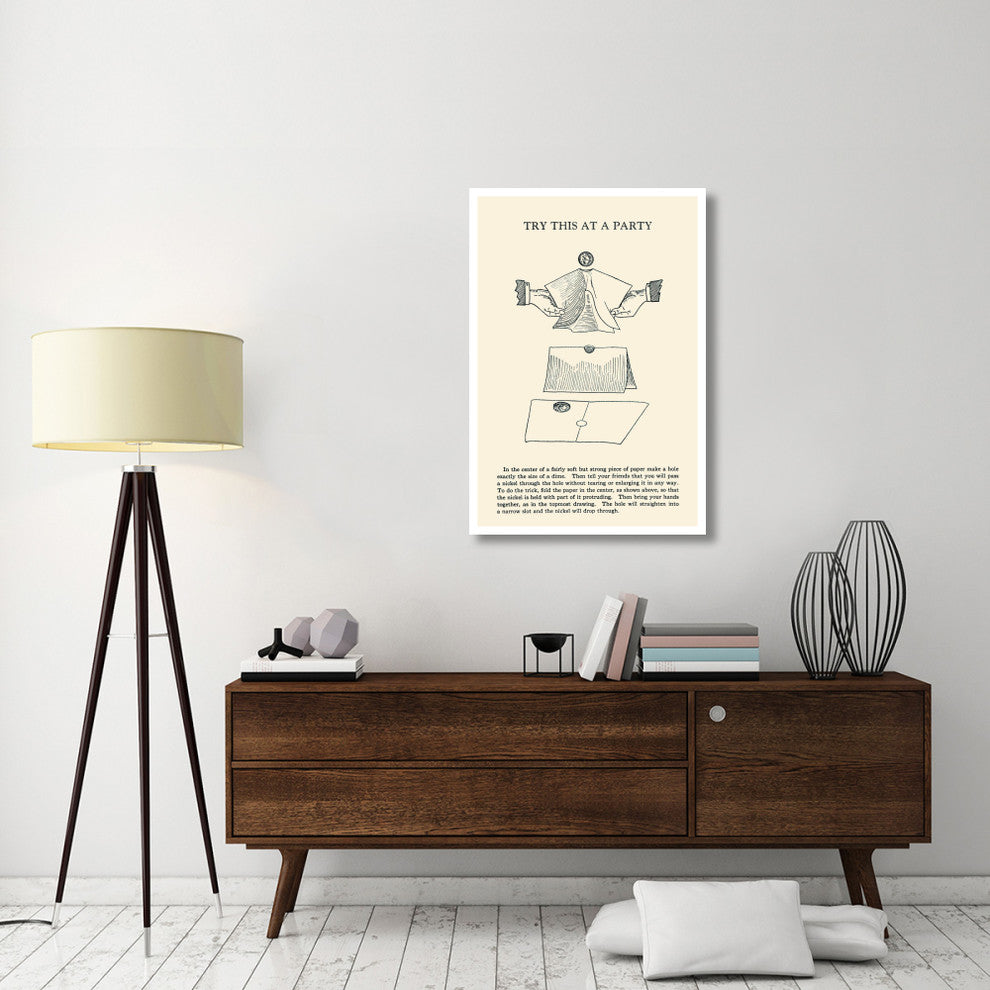 "Try This at a Party" Digital Paper Print by Retromagic, 29"x42"