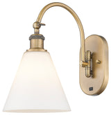 Innovations 518-1W-BB-GBC-81 1-Light Sconce, Brushed Brass