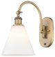 Innovations 518-1W-BB-GBC-81 1-Light Sconce, Brushed Brass