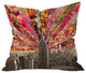 Bianca Green Blooming NY Outdoor Throw Pillow, 16x16x4