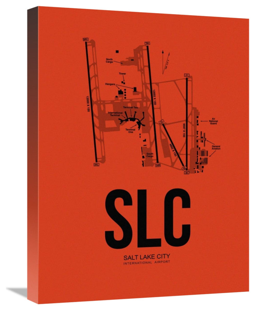 "Salt Lake City Airport Orange" Fine Art Print