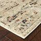 Parham Floral Medallion Ivory and Brown Area Rug, 9''10"x12''10"