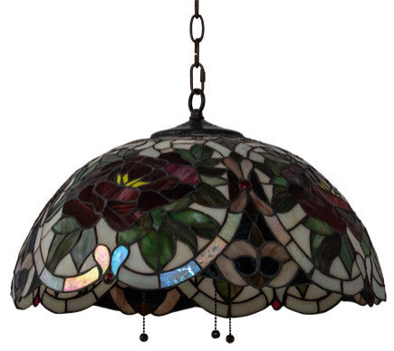 Meyda Lighting 232774 20" Wide Renaissance Rose Pendant