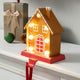 Marquee LED Metal Gingerbread Stocking Hangers, House