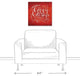 Red Happy Holidays Canvas Wall Art, 20"x20"