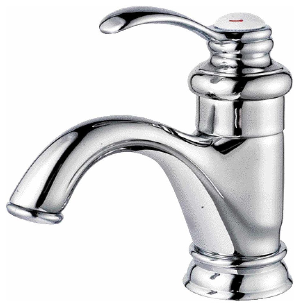 Single Hole Bathroom Faucet Single-Handle Chrome Ashley Design Renovators Supply