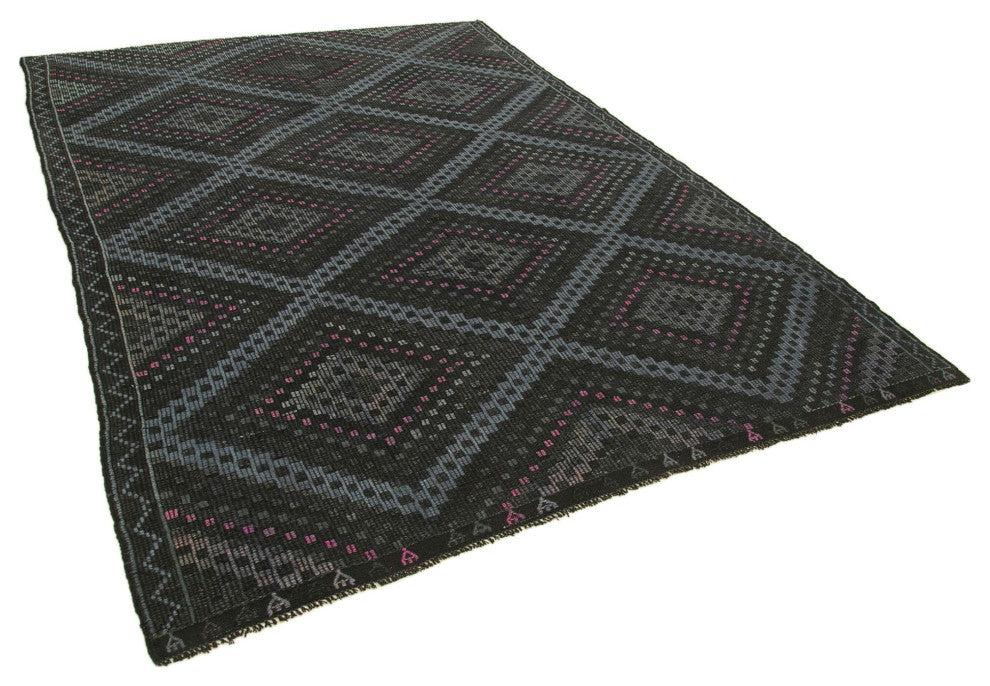 Rug N Carpet - Handwoven Oriental 6' 11'' x 9' 11'' Contemporary Kilim Rug