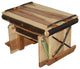 Hickory Gliding Ottoman, Rustic Hickory