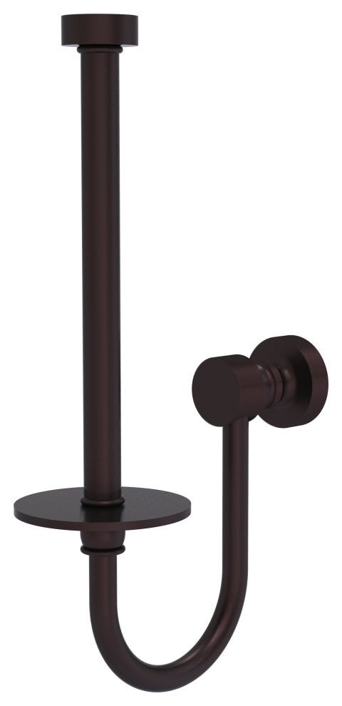 Foxtrot Upright Toilet Tissue Holder, Antique Bronze