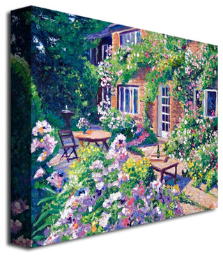 'English Courtyard' Canvas Art by David Lloyd Glover
