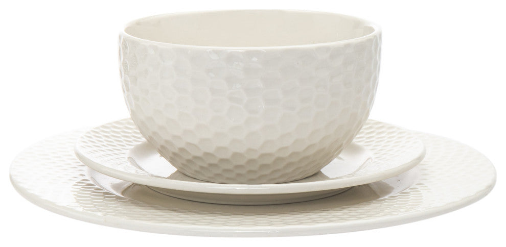 Fossette 18 Piece Porcelain Dinnerware Set