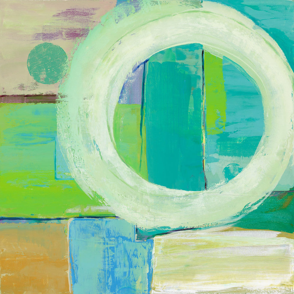 "Energy Wave I" Painting Print on Canvas by Julie Joy