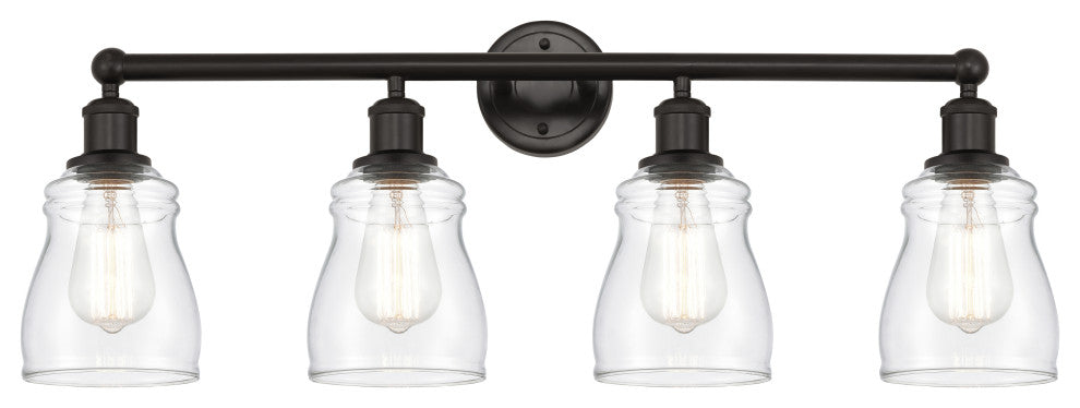 Innovations 616-4W-OB-G392 Ellery 4 Light Bath Vanity Light, Oil Rubbed Bronze