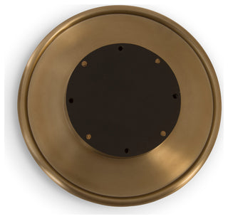 Button Wall Tile, Hammered Metal, Brass