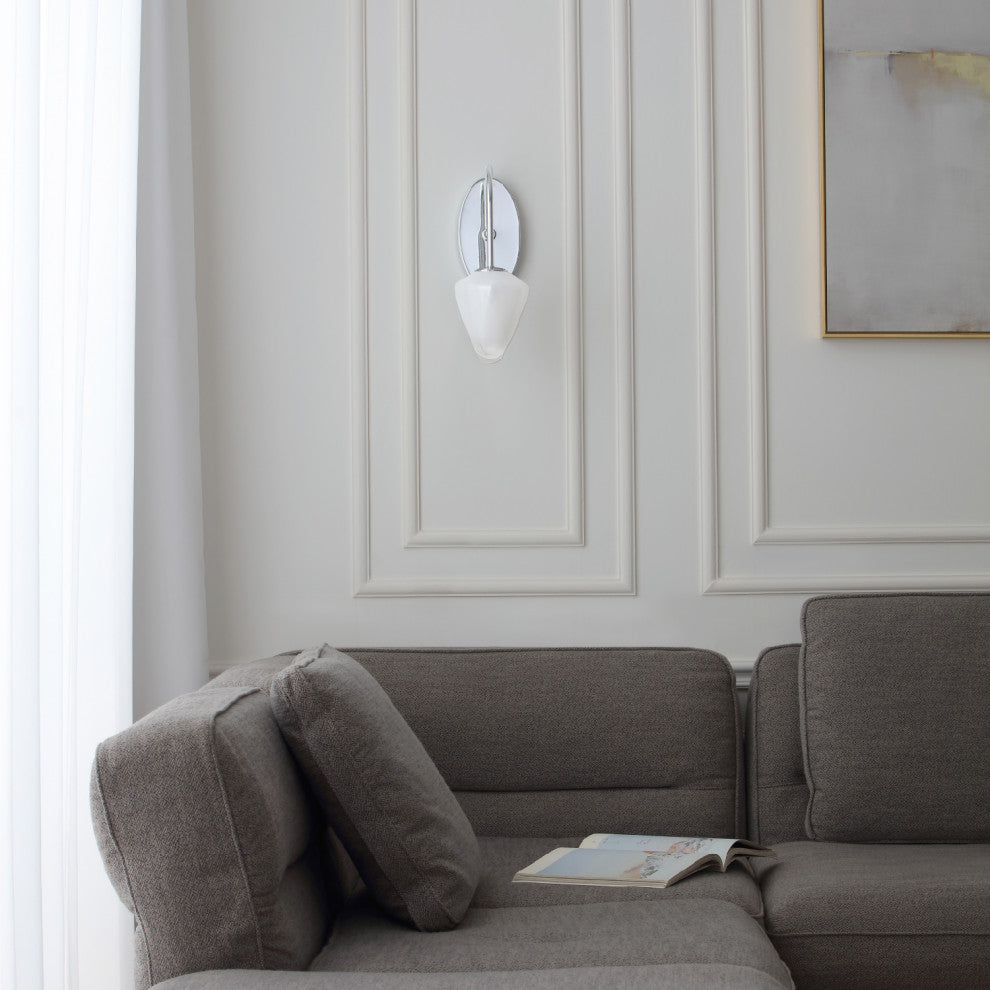 Nimbus 1 Light Wall Sconce Polished Nickle