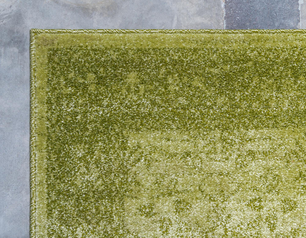 Rug Unique Loom La Jolla Light Green Runner 2' 7 x 10' 0