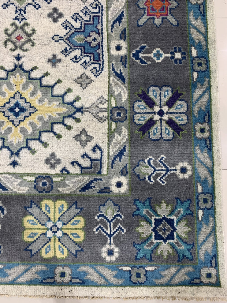 N.Ivory / Gray Traditional Classic Malayer Collection Area Rug