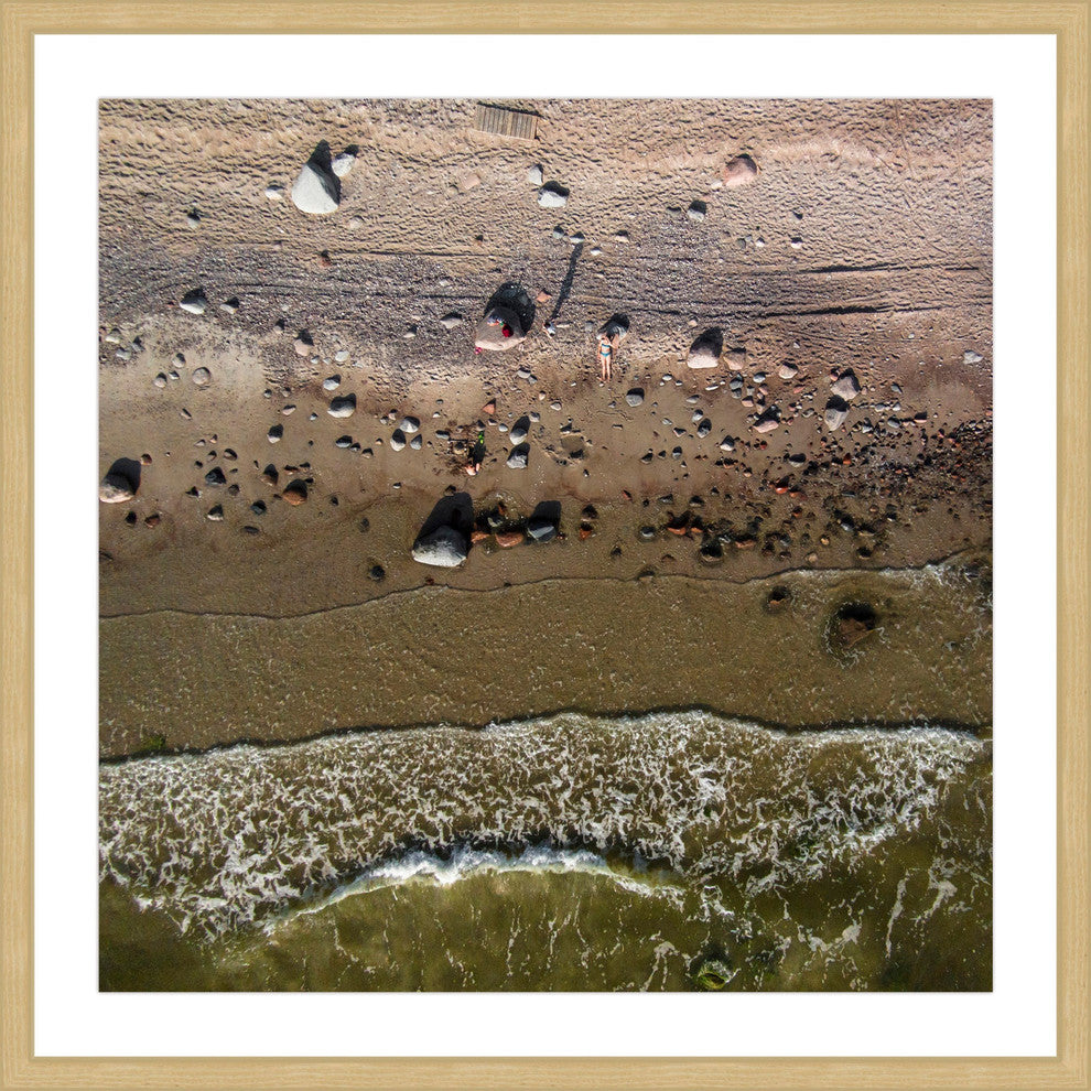 "The Tide" Framed Print by Karolis Janulis