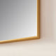 Viella Rectangular Aluminum Wall Mounted Mirror