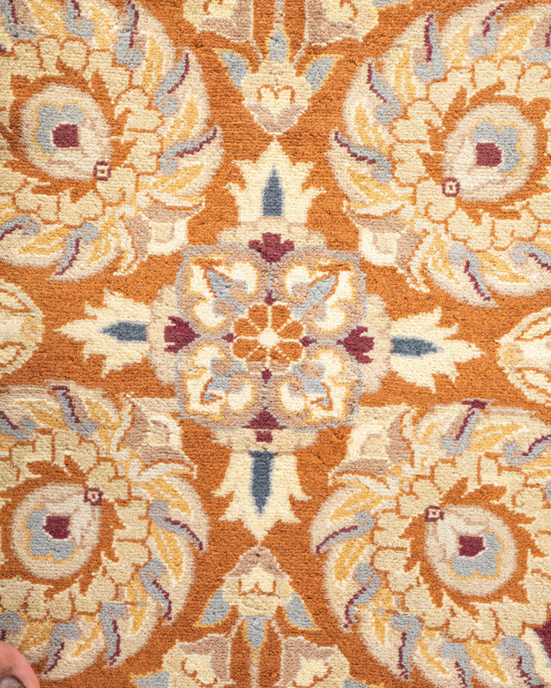 Mogul, One-of-a-Kind Hand-Knotted Area Rug Yellow, 9'1"x12'1"