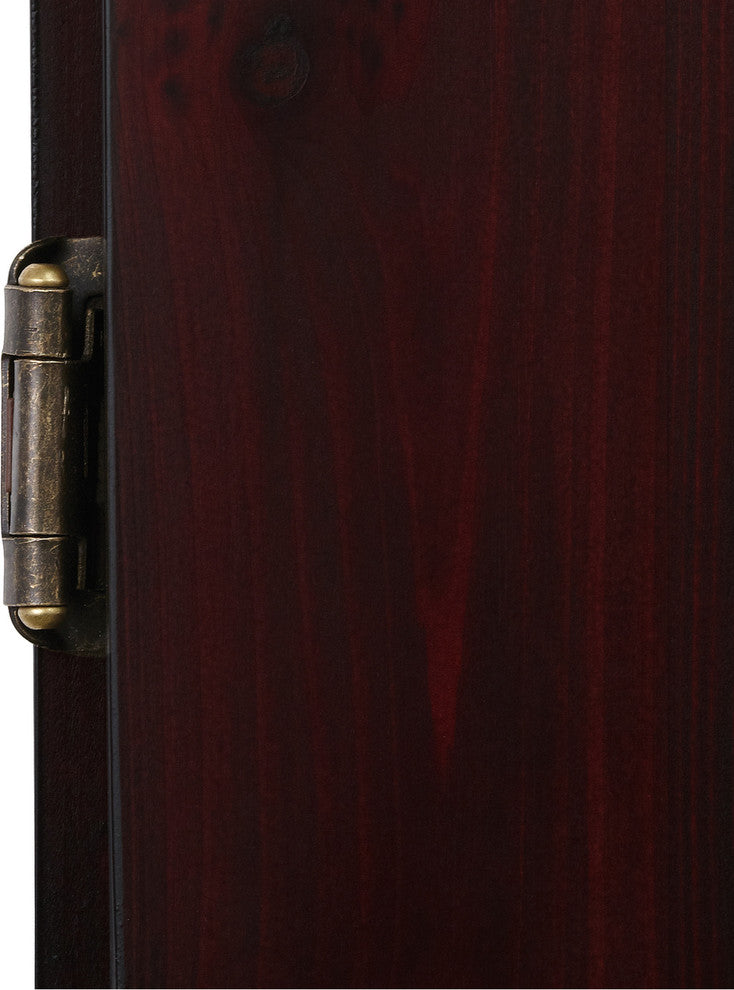 Viper Metropolitan Mahogany Soft Tip Dartboard Cabinet, 25.25"x38.5"