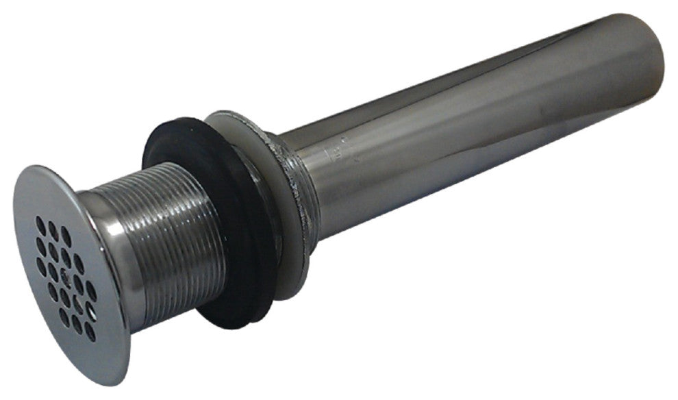 Fauceture Grid Drain without Overflow, Polished Chrome