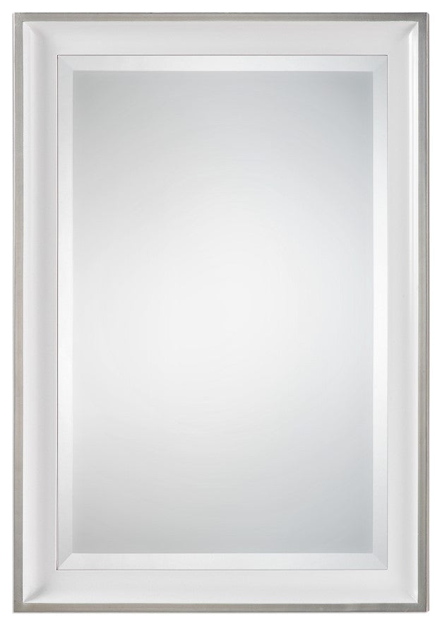 Uttermost Lahvahn White Silver Mirror, 9081