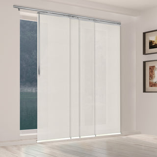 Nikolina 4-Panel Track Extendable Vertical Blinds 48-88"W