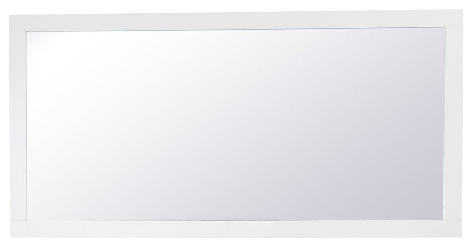 Anderson Rectangle Vanity Mirror 72", White