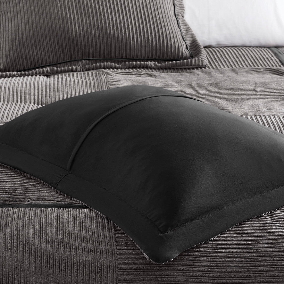 Madison Park Dallas 7 Piece Micro Corduroy Comforter Set