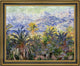Claude Oscar Monet Palm Trees at Bordighera Framed Premium Canvas Print, 20"x25"