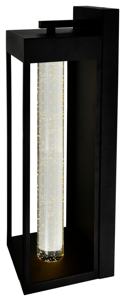 Rochester LED Integrated Black Outdoor Wall Light, 27 Inches