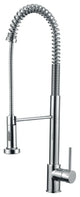 Vesoul Single Hole Pull Down Single Handle Kitchen Faucet, Polished Chrome
