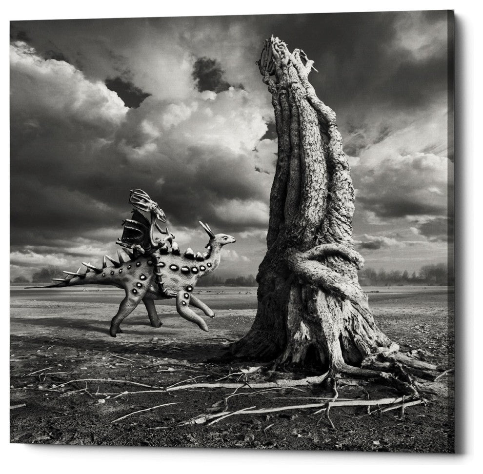 "Ancient Warrior" Giclee Canvas Wall Art, 12"x12"