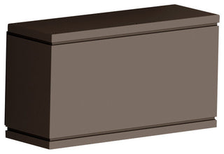 WAC Lighting Rubix LED Outdoor Rectangular Wall Light, Bronze