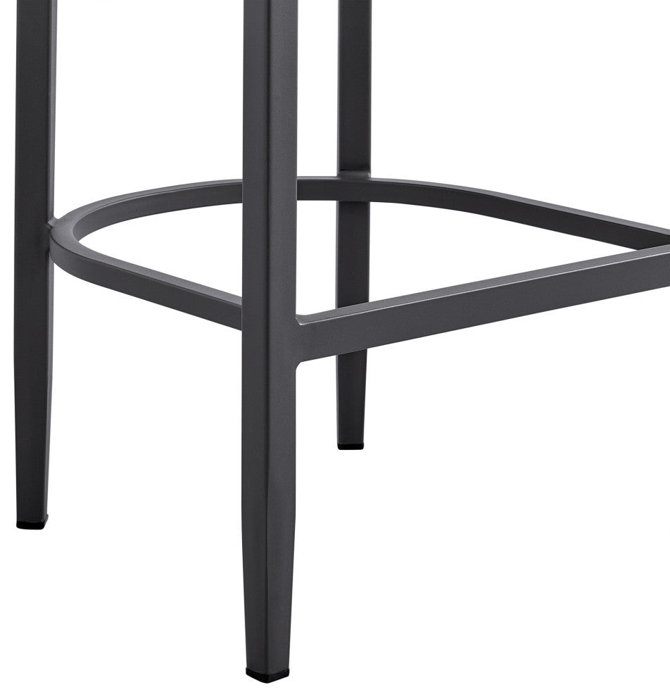 Argiope Outdoor Patio Counter or Bar Height Stool, Bar Height