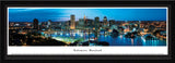 Baltimore Skyline Panoramic Poster, Maryland , Select Frame