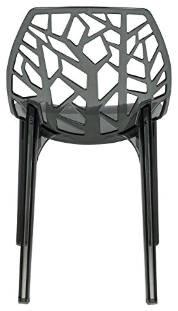 LeisureMod Modern Cornelia Dining Chair, Set of 2