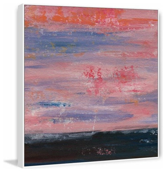 "Vanished" Floater Framed Painting Print on Canvas, 48"x48"