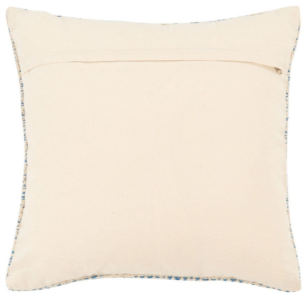 Safavieh Parvati Pillow Blue 18" X 18"