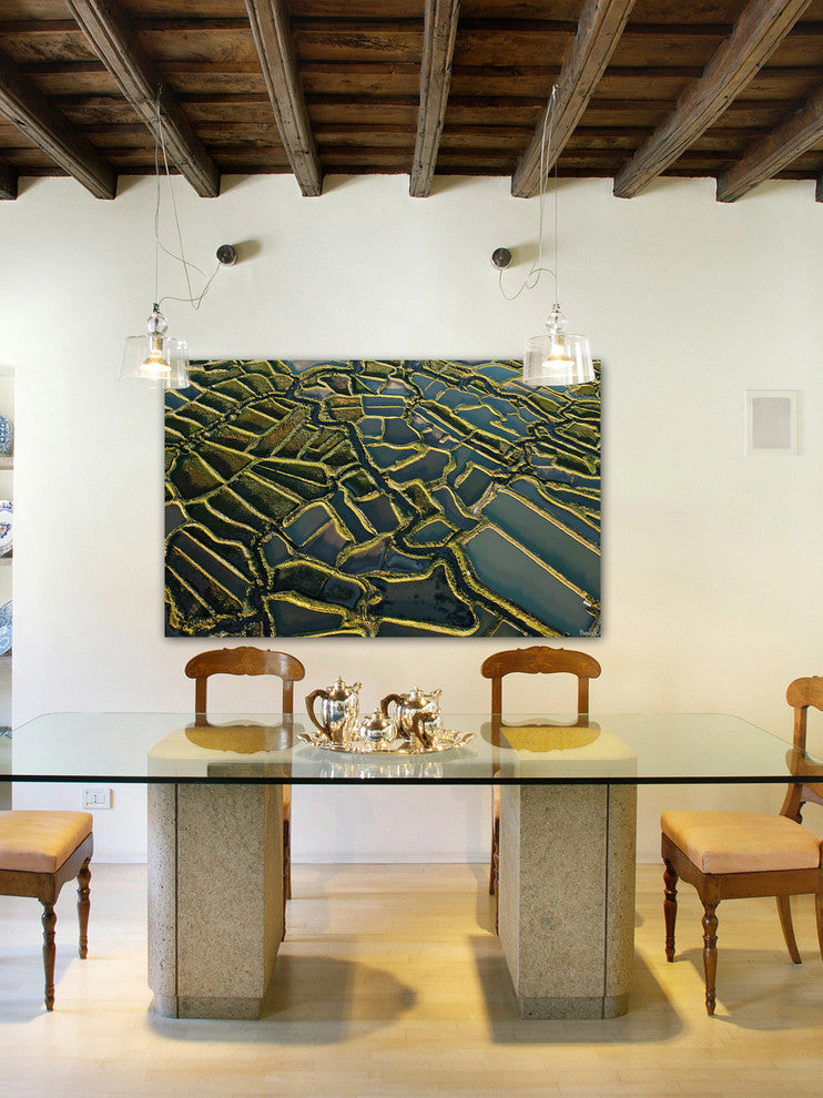 "Waterways" Painting Print on Wrapped Canvas