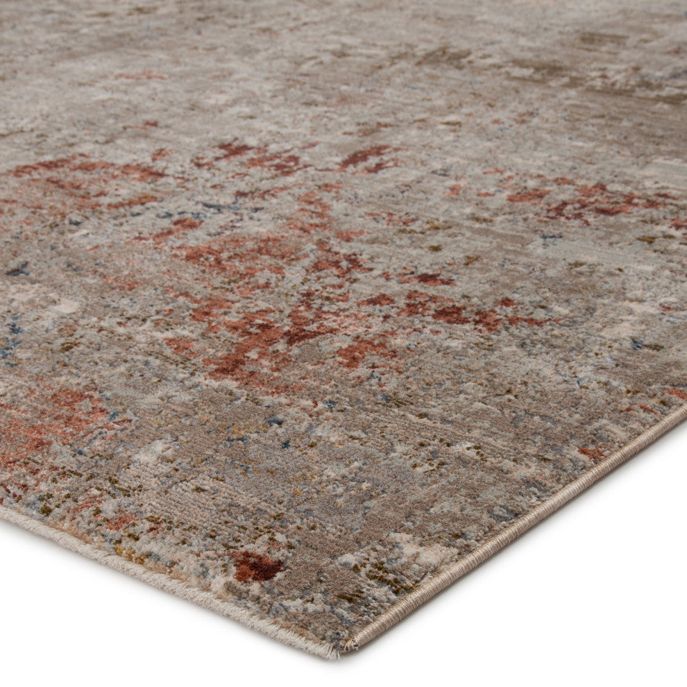 Jaipur Living Marzena Abstract Tan/Rust Area Rug, 3'x8'