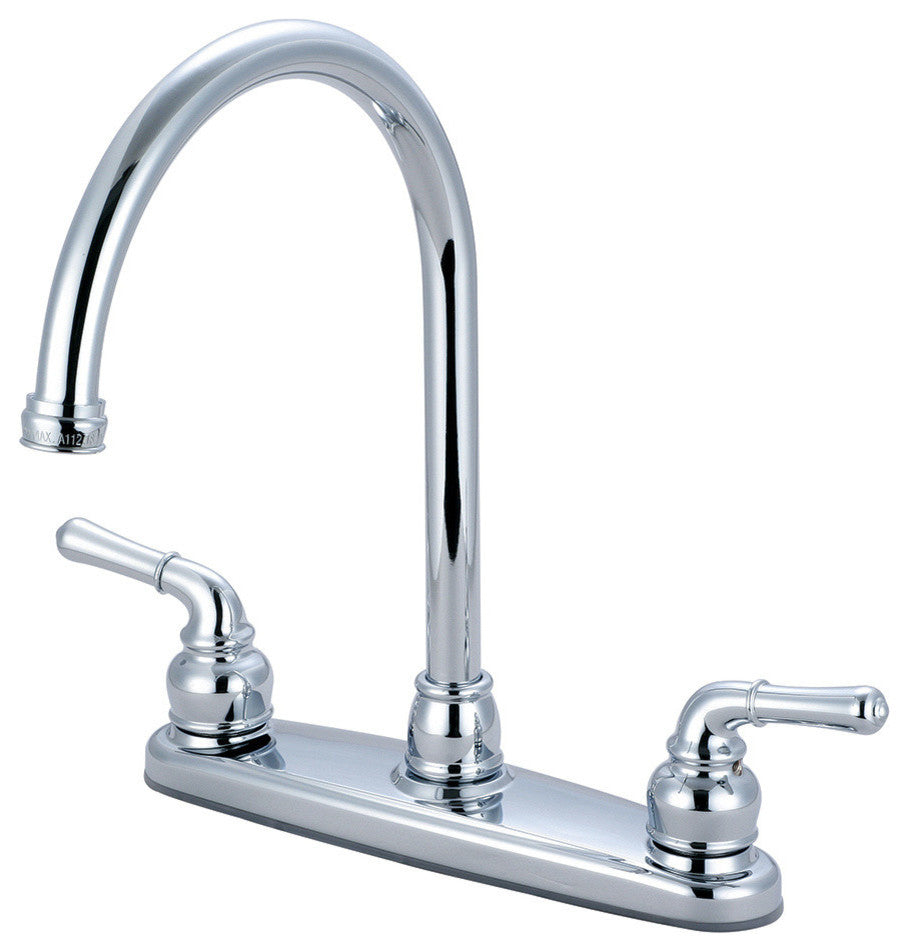 Accent Two Handle Kitchen Faucet, Moroccan Bronze