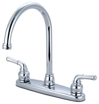 Accent Two Handle Kitchen Faucet, Moroccan Bronze