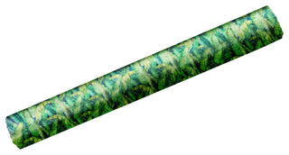 Leaf PVC Bathroom Mat, Green, 26" x 39", Covers 6.9 sq ft