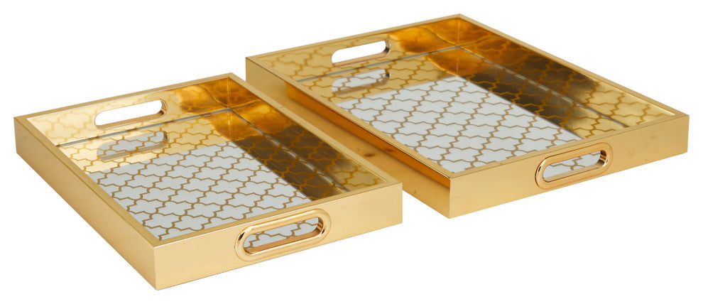 Glam Gold Plastic Tray Set 562043