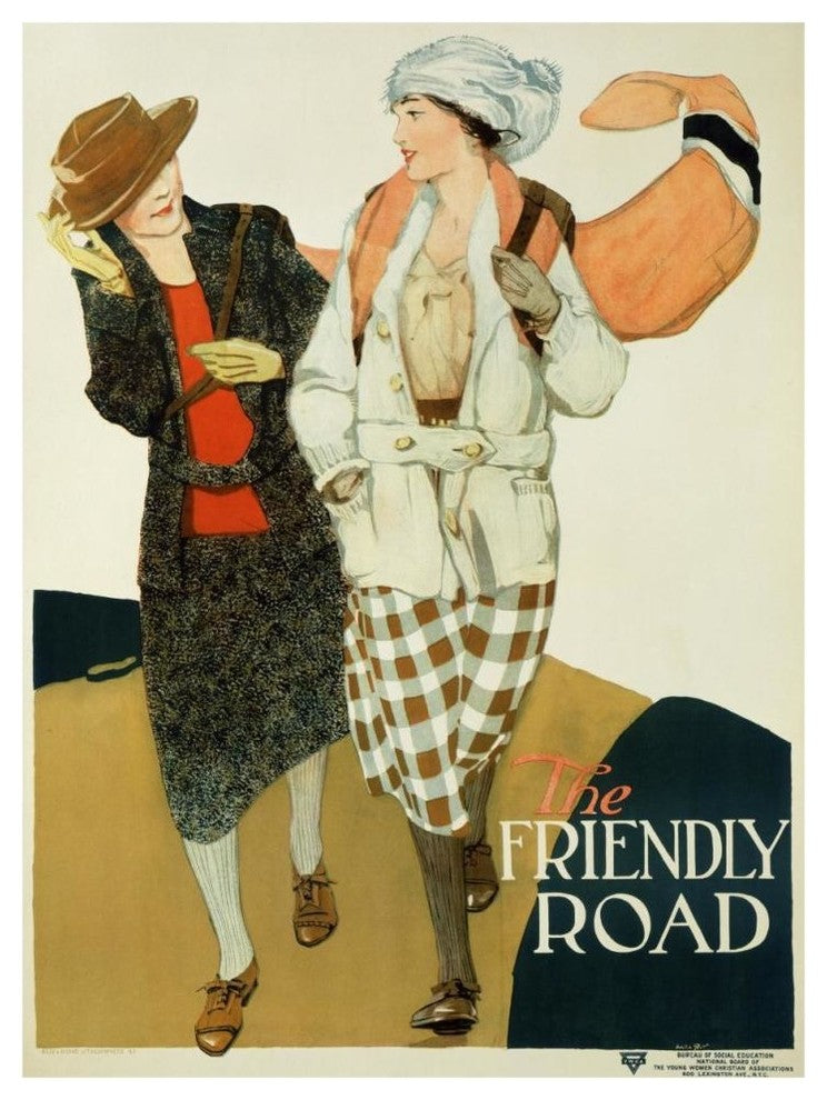 "YWCA / The Friendly Road" Digital Paper Print by Anita Parkhurst, 35"x46"